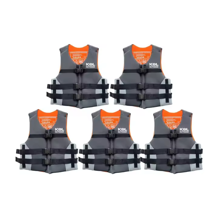 5 CHALECOS SALVAVIDAS DE NEOPRENO KOL OUTDOOR 50N (S) - PACK EMPRESAS - 1