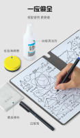 Set De Cuaderno Reutilizable A5 Con Pluma De Pizarra Blanca Y Paño De Borrado Cuaderno De Memoria De Cuero Estilo Portátil Planificador Semanal Para Oficina - details 9