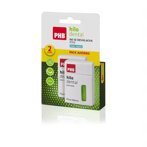 Phb Hilo Dental PHB Pack Duplo Fluor-Menta 50m | PTFE Monofilamento - 1