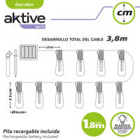 Bombillas LED guirnalda Aktive 10 luces LED - details 5