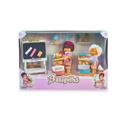 BARRIGUITA ESCUELA + FIGURA FAMOSA Raíz MUÑECAS EN MINIATURA NOVEDADES BARRIGUITAS Todos los juguetes MUÑECAS - 1