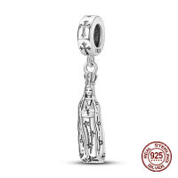 Encanto De Cruz Corona Virgen María En Plata De Ley 925 Para Pulseras Pandora Joyería Fina Para Mujer Regalo Irregular - details 19