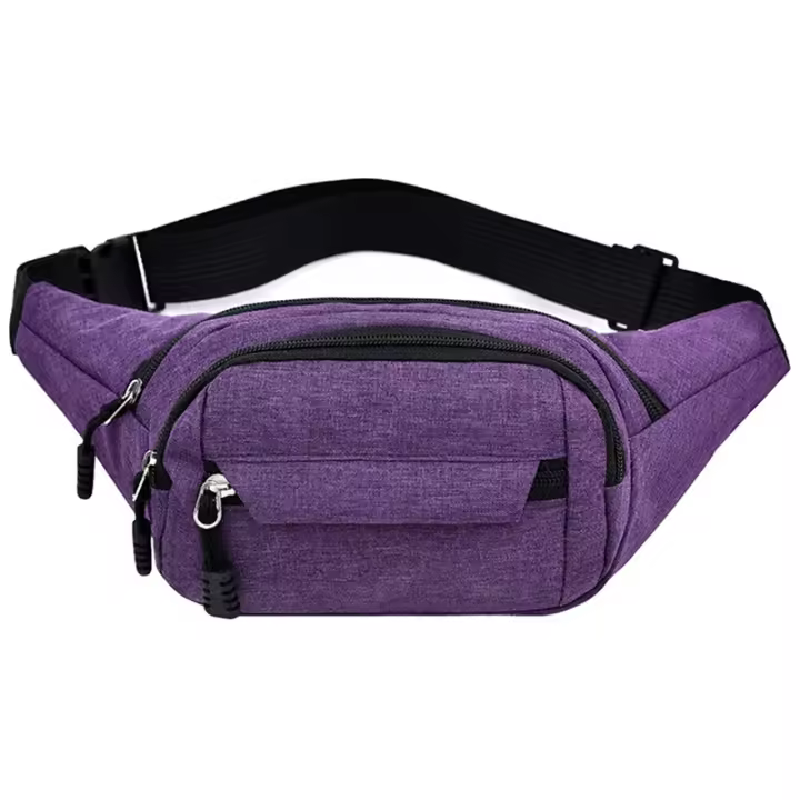 Bolsa De Cintura Impermeable Para Viaje Casual Unisex Bolso De Hombro Ligero Para Hombres Con Bolsillo Para Teléfono Móvil - 1