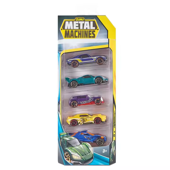 Coches Metal Machines Pack 5 unidades - Modelos surtidos (Zuru 6709) - 1