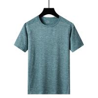 Camiseta Deportiva De Verano Para Hombres Transpirable Y Ligera Con Manga Corta Tejido De Poliéster Y Spandex Secado Rápido Moda Natural Simple - details 12
