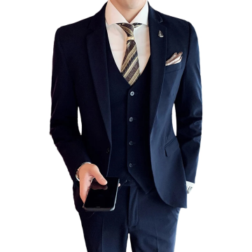 Traje De 3 Piezas Slim Para Hombre, Chaqueta, Chaleco Y Pantalón, Para Boda O Negocios, Tallas S A XXXXXXL
