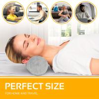Almohada De Memoria Para El Cuello 1pc Bolster De Espuma Para Dormir Soporte Para Espalda Y Piernas Uso En Yoga - details 1