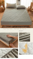 Sábana Protectora De Muelles Impermeable Y Antialérgica Con Patrón Cuadrado Para Cama Capa De Protección Contra Polvo Y Bacterias - details 10