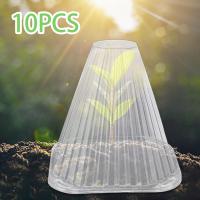 10 Piezas Juego De Cloches Para Jardín Protección Contra Heladas Y Frío Mini Invernadero Cubierta Resistente Al Viento Para Plantas - details 3