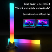 Lámpara LED RGBIC 30cm Pack De 2 Decoración De Habitación Luz De Ambiente Para TV PC Juego De Gaming Control Remoto Dimmer - details 2