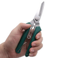 Tijeras De Poda Rectas De 190mm De Acero Inoxidable Con Mango Antideslizante Para Jardín Y Uso Doméstico Herramienta De Bonsái - details 0
