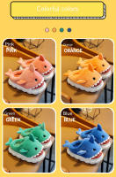 Zapatillas De Algodón Para Niños Y Niñas Con Diseño De Joven Ballena Para Otoño E Invierno Zapatos De Interior Grueso Y Cómodos Tallas Variadas - details 7