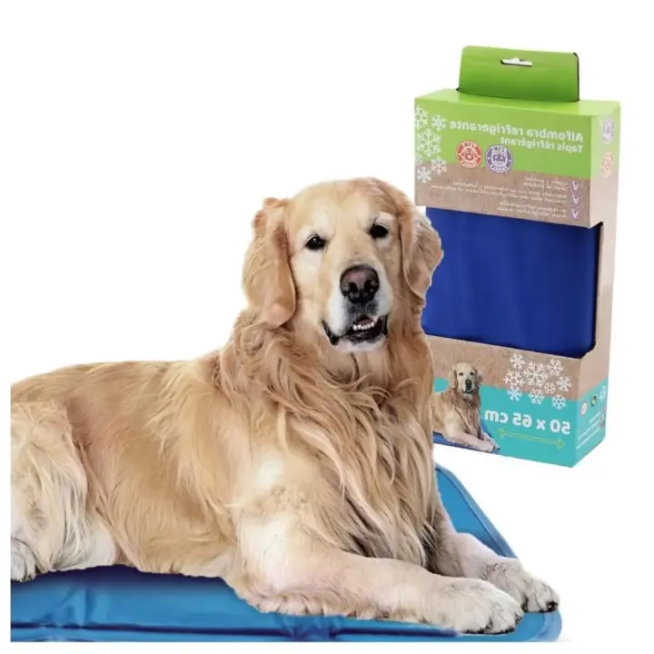 UNUSUAL- Alfombrilla Refrescante para Perros Gatos, 90x50cm, Manta Refrigerante Perro, Cama Perro Refrescante para Mascotas Grande, Alfombra de Gel Activada por Presión 13682 - 1