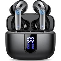 Auriculares Inalámbricos Bluetooth, Auriculares Bluetooth 5.3, 4 Mic con Reducción de Ruido ENC, 50H con Graves, Cascos Inalambricos Bluetooth IP7 Impermeable, Carga Rápida USB-C, Ajuste Cómodo - details 0