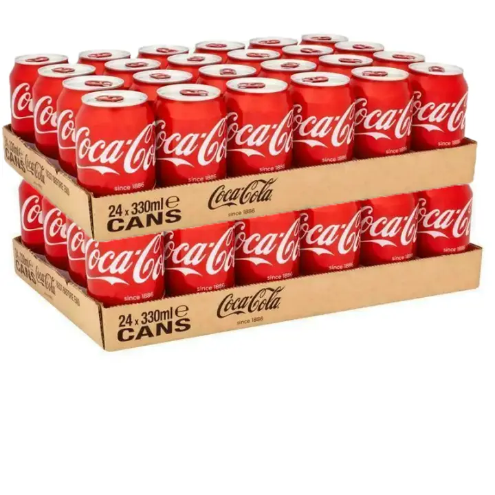 48 Latas De COCA COLA / COCACOLA ZERO SABOR ORIGINAL, 2 CAJAS 24Unidades lata 33cl / 330ml, Envio Desde España - 1
