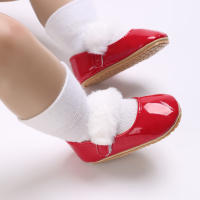 Zapatos De Princesa Para Bebé Niña En Lace Blanca Mocasines Con Lazo Y Borde Antideslizante De Goma Primera Calzado Para Caminar - details 168