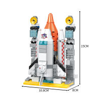 COGO DIY Bloques De Construcción Espacial Para Rocket Kit De Centro De Lanzamiento De 379 Piezas Juguetes Para Niños En Navidad - details 9