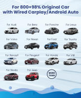 Adaptador Wireless Android Auto CarPlay 2En1 Para Coche Bluetooth 5.0 WIFI 2.4G+5G Compatible Con Honda Haval GMC Citroёn Audi Toyota Hyundai - details 11