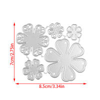 Molde De Corte De Metal Con Diseño De Flores Para Scrapbooking Álbumes De Fotos Tarjetas Y Decoración De Papel Compatible Con Carbono Acero - details 13