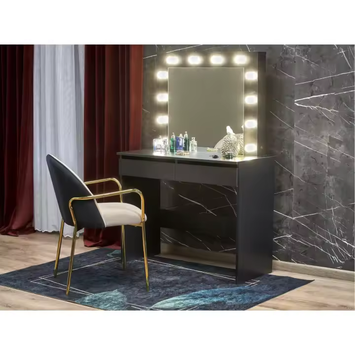 Tocador Houston 1556 , Muebles ES, Espejo, LED, 94 x 140 x 43cm - 1