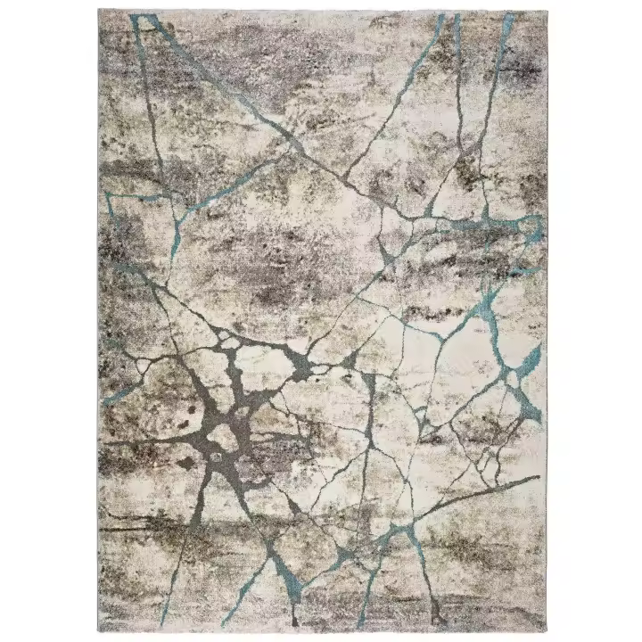 ATTICGO Alfombra de Interior Estilo Geométrico en Multicolor - Isabella 643 | 200X290, 67X105, 160X230, 120X170, 140X200 cm - 1