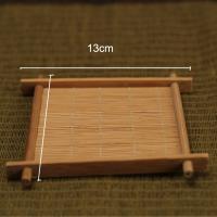 Taza De Té Decorativa Con Diseño Multidiseño Aislada Para Mesa De Té Estilo Japón Decoración Para Café Y Restaurante Mat De Bambú Ecológico - details 6
