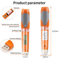 Logger De Temperatura Y Humedad Elitech RC-51H Impermeable Con USB Regulador Automático De Temperatura Para Cadena Fría Generador De Reporte PDF - details 5