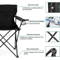 Coshano 2 Sillas Plegables de Playa Para Cámping, Pesca y Director - Modelo Mejorado - details 2