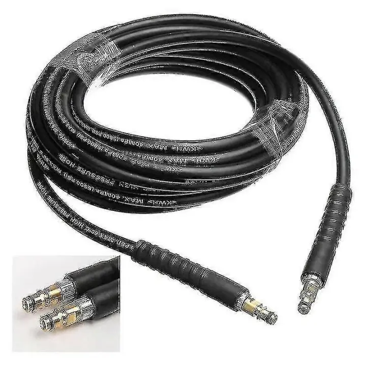 Para Karcher K2 K3 K4 K5 K6 K7 (6m) Arandelas de alta presión de la pieza de agua Kit de la pieza de la manguera de repuesto 6M/8M/10M/15M - 1