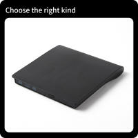 AMMTOO Controlador Externo De CD DVD USB 3.0 Portátil Compatible Con DVD-R DVD-RW Para Reproductor De DVD Para PC Y Laptop Windows 10/8/7 - details 5