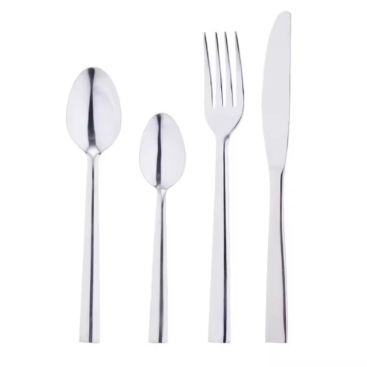 San Ignacio Set 24pcs Cubertería Acero Inoxidable Colección Delta Diseño Atractivo - 1