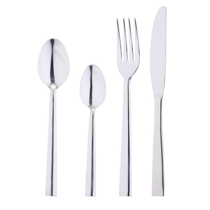 San Ignacio Set 24pcs Cubertería Acero Inoxidable Colección Delta Diseño Atractivo - 1