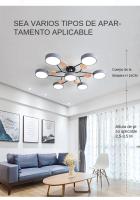 Lámpara De Techo Moderna IRALAN Con Tres Colores Ajustables Macaron Para Sala Cocina Oficina Lámpara Colgante Chandelier - details 3