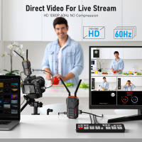 Lemorele Wireless HDMI Video Transmitter and Receiver,Dedicated for Photography,0.06s Latency,IR Backhaul,HDMI Local Loop-Out,1080P Full HD,656ft Range,HDMI Wireless Transmitter with Up to 4 Receiver - details 0
