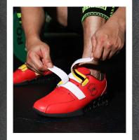 Zapatos De Gimnasio Para Hombres Y Mujeres Negros Rojos Con Cordones Y Anillas Para Levantamiento De Pesas Y Entrenamiento Completo Suela De Goma Microfibra Y Cuero Soporte Y Equilibrio - details 1