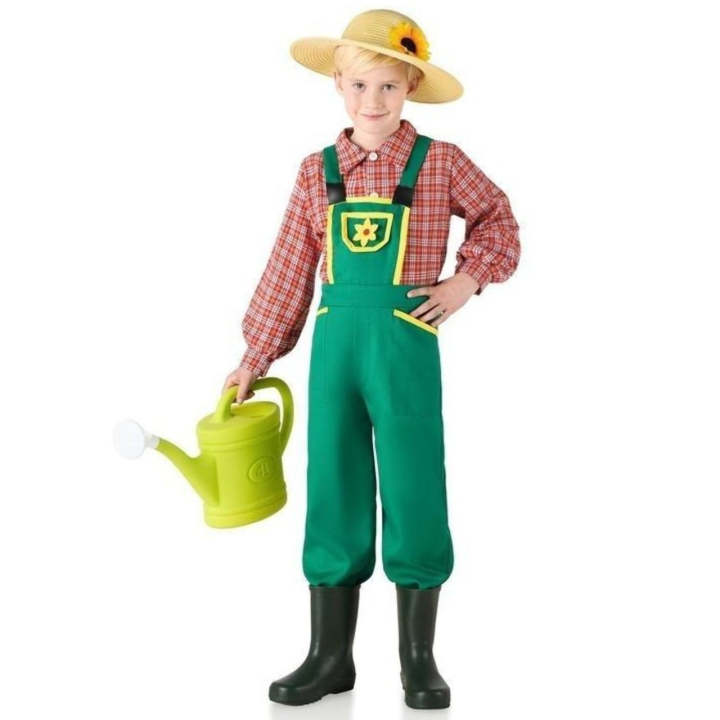 Disfraz De Madrileño Para Niños | Pantalón, Camisa, Chaleco Con Clavel, Pañuelo Y Gorra – Talla 7-9 Años