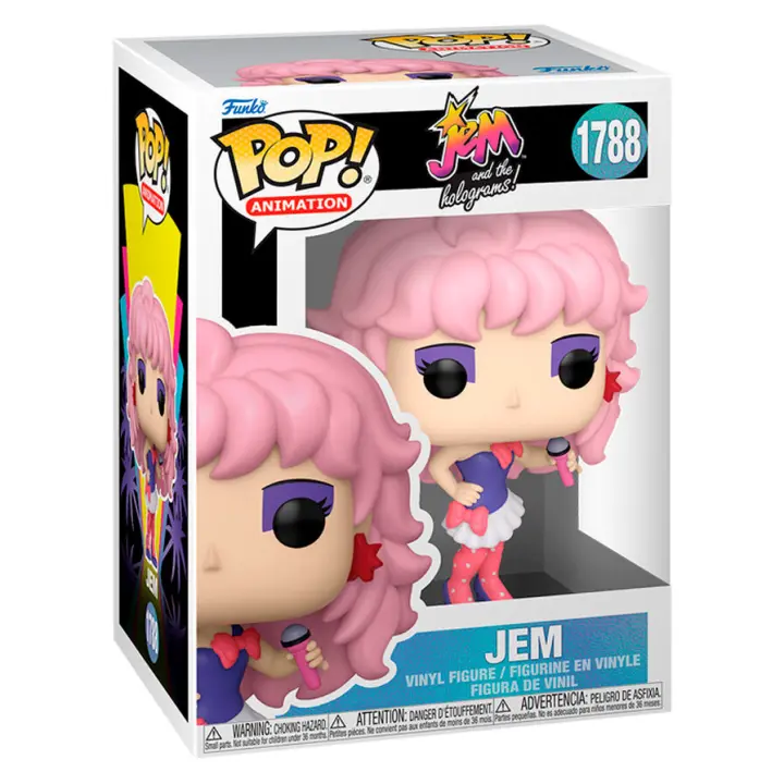 Figura Pop Jem And The Holograms Jem-Figura de Vinilo Coleccionable - Idea de Regalo- Mercancia Oficial - Juguetes para Niños y Adultos - Movies Fans - Muñeco para Coleccionistas y Exposición - 1
