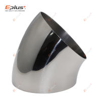 Fijación De Tubo De Escape Para Motocicleta Y Coche Universal 45 Grados Acero Inoxidable 304 Tubo Muffler Soldado Sanitary - details 4
