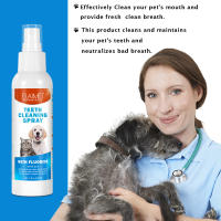 Spray bucal para mascotas - Limpieza dental para perros y gatos, elimina el mal aliento y las manchas dentales (120ml) - details 3