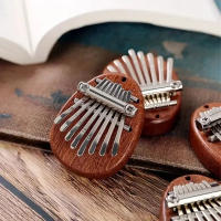 Mini Kalimba De Madera De 8 Teclas Calidad Superior Instrumento Musical Accesorio De Piano De Dedos Regalo Elegante - details 15