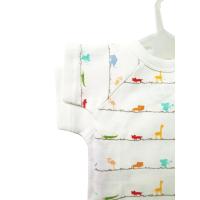 Set 2 Bodies Bebé Petit Alo 100% Algodón Blanco | Jungle Print - details 3