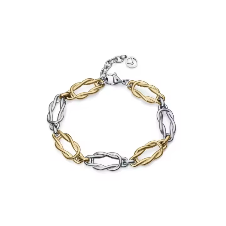14028P01000 - Pulsera Viceroy Fashion 14028P01000 de Acero IP Dorado con Nudos VICEROY Steel  Regalo Joyería Viceroy - 1