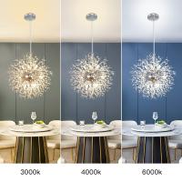Lámpara De Cristal LED IRALAN Estilo Moderno Chandelier De Dandelion Iluminación Creativa Para Sala De Estar Comedor Bar - details 5