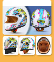 Casco De Motocicleta Para Niños Seguridad Verano Medio Casco Scooter Accesorios Bicis Casco Unisex Abs Material 800g - details 11
