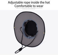 Sombrero De Pescador Xinbaoguan 100% Poliéster Para Hombre Y Mujer Con Amplia Sombrilla Protector Solar De Secado Rápido Colorido Para El Verano - details 9