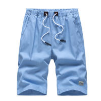 Shorts De Algodón Para Hombre De Talla Elástica De Longitud Rodilla Estilo Safari Casual Talla Grande Sólido Masculino - details 5