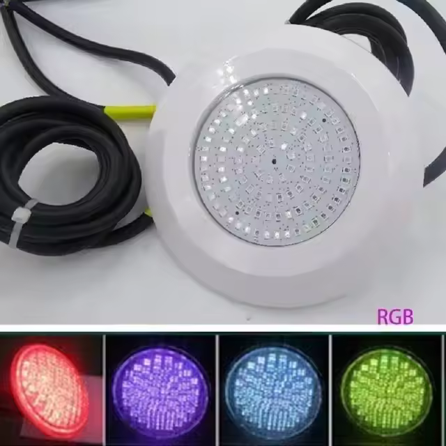 Spotlight Subacuático DC12V 12W Control APP Bluetooth LED RGB Impermeable Para Piscina Fuente De Iluminación De Paisaje - 1