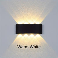 Luz De Pared LED De Aluminio Impermeable 110V 220V Para Exterior Y Dormitorio Iluminación Moderna Para Jardín Y Interior - details 3