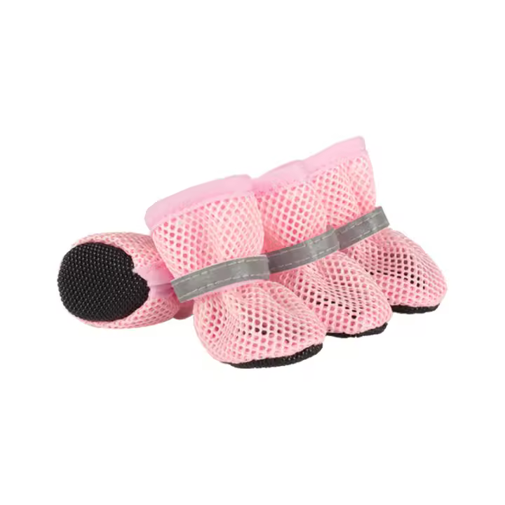 4pc Zapatos Para Perros No Slip Transpirables Y Resistentes Al Desgaste Adecuados Para Pequeños Y Medianos Animales De Compañía Protección Del Pies Para Perros Y Gatos - 1