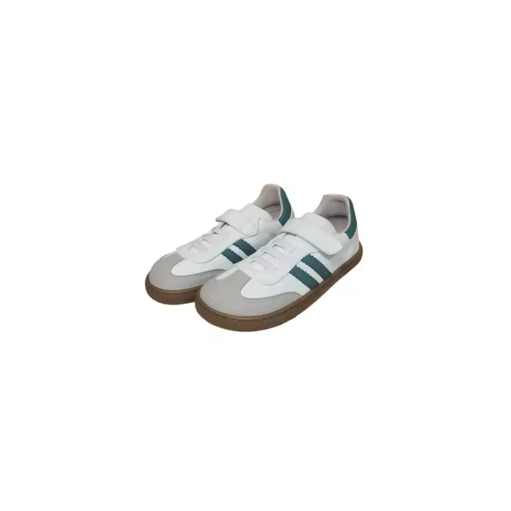Deportivas Samba Respetuosa Niños Velcro Blanca y Verde Coqueflex - 1